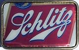 Hand Made Vintage Style SCHLITZ Beer Can Belt Buckle