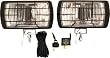 Quarz-Halogen Nebelscheinwerfer-Set 12 Volt/55 Watt/H3, mit Schutzgitter und Einbaumaterial