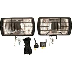 Quarz-Halogen Nebelscheinwerfer-Set 12 Volt/55 Watt/H3, mit Schutzgitter und Einbaumaterial