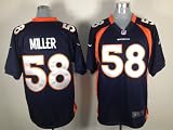 Nike NFL Denver Broncos #58 Von Miller Blue Men Jerseys Size 52xxl