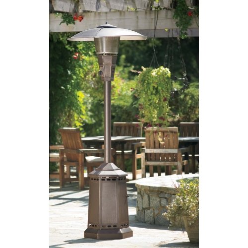 Living Accents Hexagon Patio Heater with Switchable Gas Torch Head