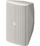 TOA F-1000W Box Speaker 8 Ohm 4 Inch Cone Woofer Soft-Dome Tweeter 90 H x 90 V Dispersion White-One Pair