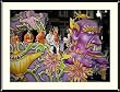 Devilish New Orleans Mardi Gras Float Photograph - Beautiful approx. 22"x26" Framed & Matted - 7/8" Rounded, Shiny, Black Metal Frame - Photographic Print by Carol M. Highsmith