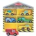 Melissa & Doug Deluxe Wooden Construction Vehicles Set