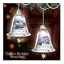 Thomas Kinkade Silver Bells Christmas Tree Ornament Collection: Set One by The Bradford Editions