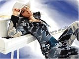 Alicia Keys Mixed Media Oil & Acrylic on Canvas Painting mounted with Gallery Wrap Style 28X20X3/4