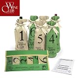 Blind Wine Tasting Game Includes: Six Individually Numbered Bags, Storage Pouch & Pad Of Scoring Notes - All you need is wine!