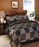 6 Pc. High Quality Twin Size Jacquard Bed in Bag Comforter Bedding Set