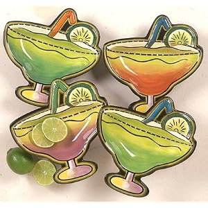Cantina Lights Margarita Shaped Dip Bowls-Set Of Four by Clay Art
