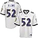 Ravens Jerseys : Reebok NFL Equipment Ravens #52 Ray Lewis White Replica Football Jersey
