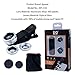 New Clip Lens Apexel 3 in 1 Phone Lens Kit 180 Degree Fisheye + 0.65x Supreme Wide Angle + 10x Macro Lens for Iphone Samsung Phones Tablets Silver