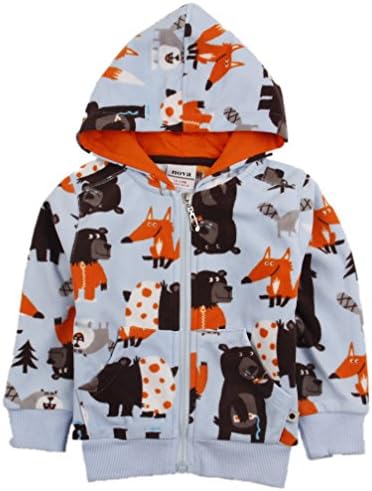 Novatx Little Boy's Autumn Coat Blazer Jacket Zipper Hooded Sweater