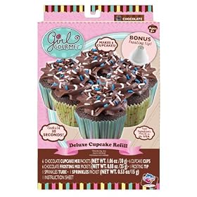 Girl Gourmet Deluxe Chocolate Cupcake Refills