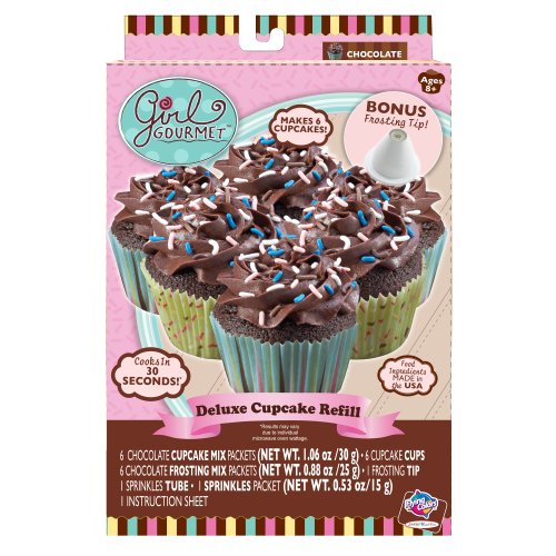 Childrens Toyshop  Toys : Girl Gourmet Deluxe Chocolate Cupcake Refills