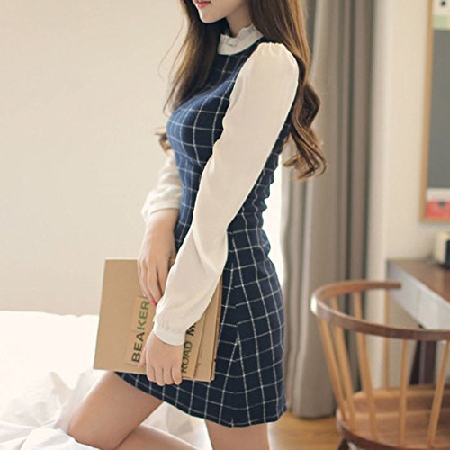 (グローウィン) growinチェック柄 ワンピース ドルマンスリーブ ワンピース 長袖 Aライン ドルマン ワンピ レディース チェック [ウェア&シューズ]