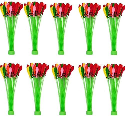 WHOLLY Water Balloons 370 PCS Fills in 60 Seconds