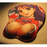 3D Mouse Pad Anime girl Singer (red top)