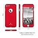 iPhone 7 case,MYRIANN Ultra Thin Full Body Coverage Protection Hard Slim Case with Tempered Glass Screen Protector for iPhone 7(Red)