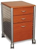 Leda 3-Drawer Portable File- Cherry