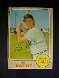Al Kaline Detroit Tigers #240 1968 Topps Signed Baseball Card