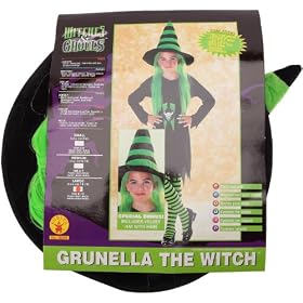 Rubie's - I 400339 - No 38696 - Witches & Ghouls - Gruesome Gunther - Vert - taille 8-10 ans