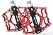 RockBros Bike Pedals Cycling Sealed Bearing Pedals (Red)