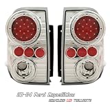 03-04 Ford Expedition Altezza Euro Taillight Led Red and Clear