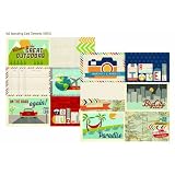 Simple Stories Urban Traveler 4x6 Horizontal Journal Card Element 2 12x12 Paper