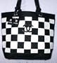 Chanel Black and White Checkerboard Large Shopper, Tote, Handbag, Purse, 100% Same Materials As Original Chanel for Less Than 10% of Cost, 100% Calfskin (Caviar) Leather, 99.9% Mirror Image