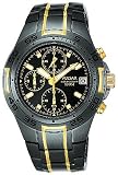 Pulsar Men's PL8002 Chronograph Black Ion Plated Stainless Steel Watch