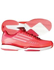 Adidas - Adizero Tempaia Ladies Shoes In Turbo Running White  Sharpred by adidas