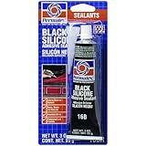 Permatex 81158 Black Silicone Adhesive Sealant, 3 oz. Tube