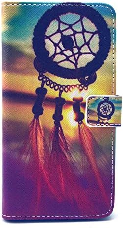 Alcatel C9 Case ,Alcatel One Touch Pop C9 Case ,Camiter Dream Catcher Design Premium PU Leather Wallet Folio Stand Protective Skin Case with Magnetic Closure for Alcatel One Touch POP C9 (Built-in Stand /Credit Card/ID Card Slot)