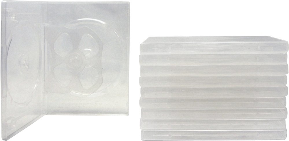 Amazon.com: 10 STANDARD Clear Quad 4 Disc DVD Cases: Electronics