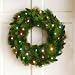 24" Cordless LED Pre-Lit Christmas Wreath