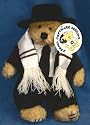 Rabbear! The Jewish Rabbi Plush Bear with Hat & Tallis