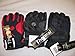 These super Unisex childrens gloves are equally suitable for Boys or girls ,Made in a good quality shower proof fabric with a warm fleece thermal lining they are sure to keep little hands warm on the coldest of days .These gloves are Lightly elasticated at the wrist and have a velcro adjuster strap at wrist for a snug fit to keep cold winds out .Palm of hand and inner thumb have a gripper pad to surface .Tab on outer edge of each glove to attach to jacket so gloves are kept safe .Fully washable . Available in three colours Navy / black, Black / grey and Red / Navy.2 sizes available 4/8 years and 9/12 years .Just choose which you want on this multi listing .