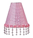 Pink Check Pearl Flower Nightlight