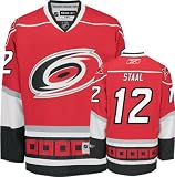 Eric Staal Jersey: Reebok Red #12 Carolina Hurricanes Premier Jersey