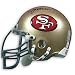 Mounted Memories San Francisco 49ers Joe Montana Signed Mini Helmet