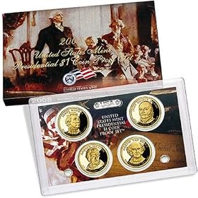 2008 $1 Presidential Coin Four-Piece Proof Set