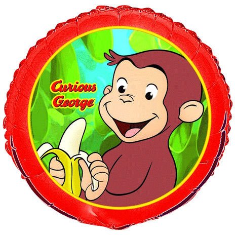Curious George 18in Balloon