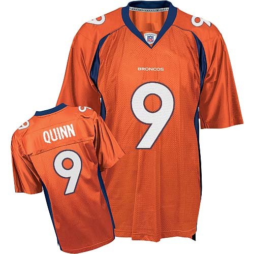 Denver Broncos 9 Brady Quinn Orange NFL Jerseys Authentic Football Jersey Size 48-56 (Please Select the Size When You Order, Can Do Drop Shipping)