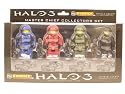 Halo 3 - Master Chief Kubrick 4-pack with Chase Black Master Chief