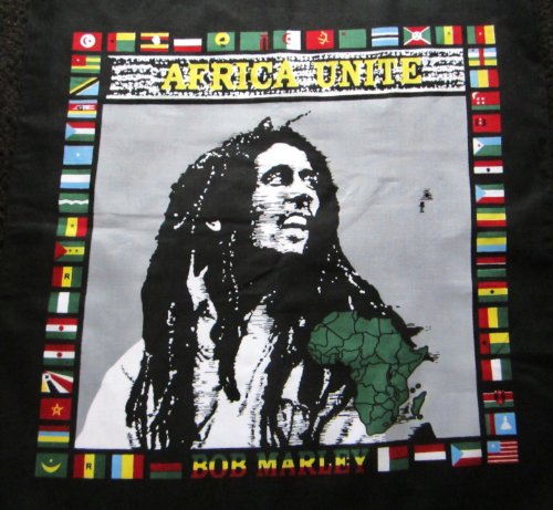 Bob Marley Flag - Africa Unite Flag - Rasta Flag - Material: Fabric - Bob Marley Decoration