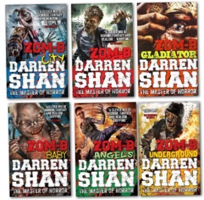 Zom-B 8 Collection Books Set By Darren Shan, (Zom-B Clans, Zom-B Mission, Zom-B, ZOM-B Baby, Zom-B Angels, Zom-B City, Zom-B Underground, ZOM-B Gladiator)