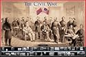 DELUXE LAMINATED THE CIVIL WAR EDUCATIONAL POSTER WALL CHART