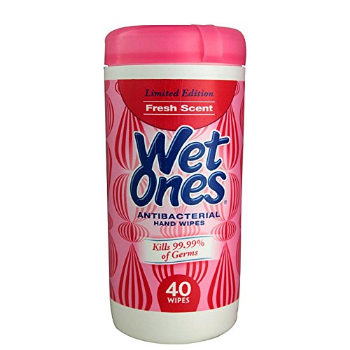 Wet Ones Antibacterial Hand Wipes Travel Pack, 15Count