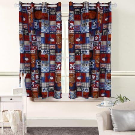 Mainstays Kids Grommet Foamback Sports Patch Single Window Panel | Multicolor