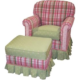 Adult Continental Tutti Frutti Rocker Glider Chair - Down by Angel Song